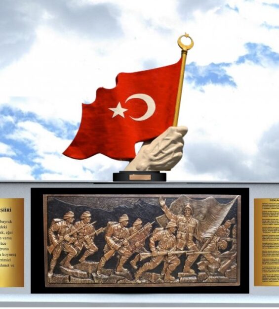 Kurtuluş savaşı konulu rölyef modeli