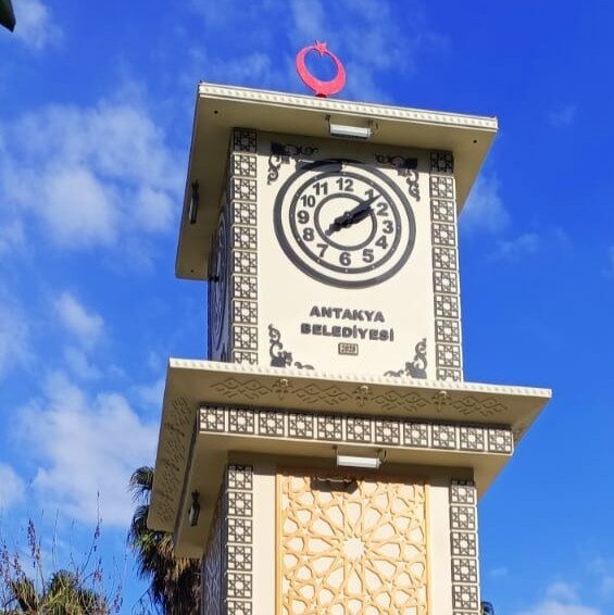 Motifli saat kulesi Antakya Belediyesi