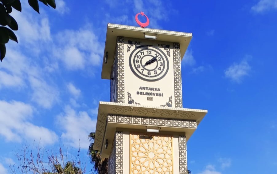 Motifli saat kulesi Antakya Belediyesi